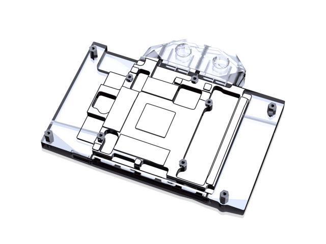Bykski Full Coverage GPU Water Block and Backplate For PNY RTX4070 12GB Gaming VERTO (N-PNY4070VERTO-X)