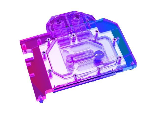 Bykski Full Coverage GPU Water Block and Backplate For Colorful iGAME GeForce RTX 4060 Ti Ultra W OC 8G (N-IG4060TIULDUO-X)