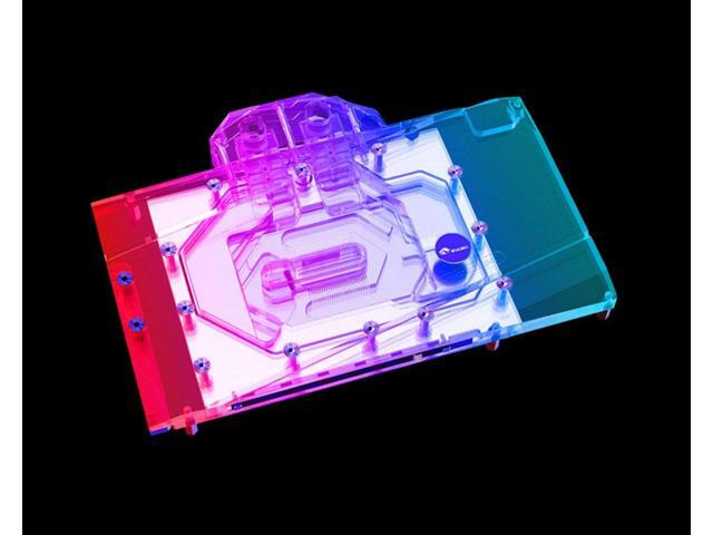 Bykski Full Coverage GPU Water Block and Backplate For MAXSUN GeForce RTX 4090 Turbo24G (N-MX4090TB-X)