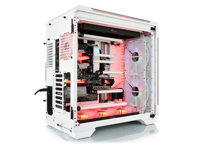 Bykski Distro Plate For TT VIEW 51 TG ARGB - PMMA w/ 5v Addressable RGB (RBW) (RGV-TT-V51-P-K)