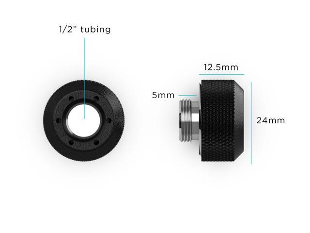 PrimoChill 1/2in. Rigid RevolverSX Series Fitting