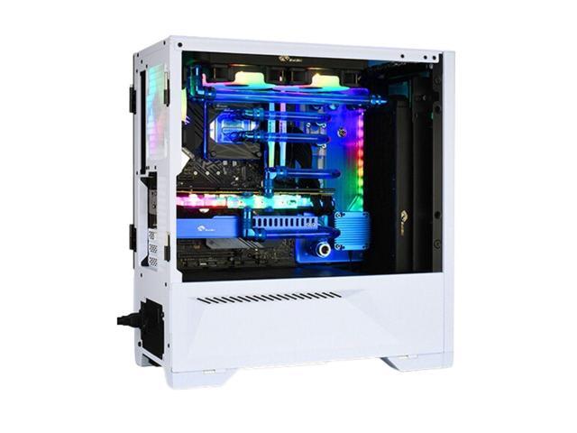 Bykski Distro Plate For LIAN LI Ghost Axe - PMMA w/ 5v Addressable RGB (RBW) (RGV-LAN-COOL-P-K)