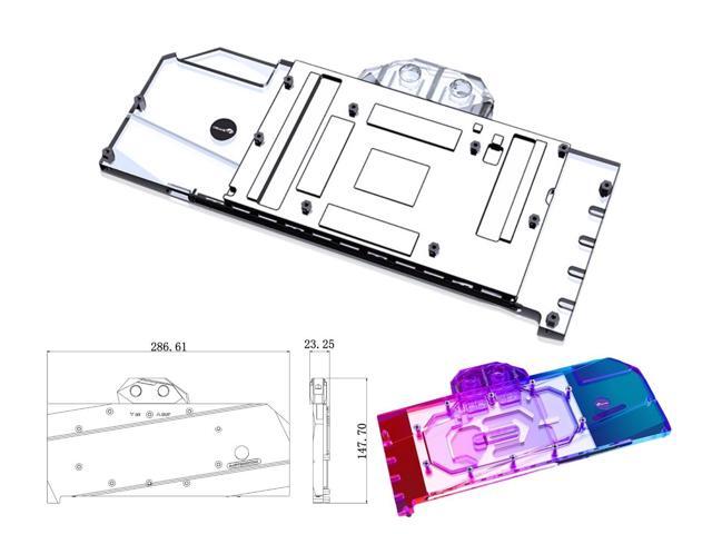 Bykski Full Coverage GPU Water Block And Backplate For AMD Radeon RX 7900XTX Pro 24G (A-XF7900XTX-X)
