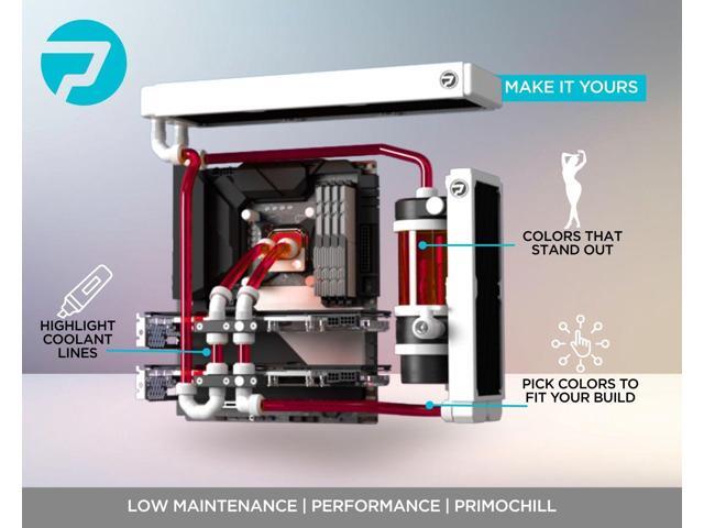 PrimoChill Ice - Computer WaterCooling Coolant, Low-Conductive, Transparent, Full Protection, Proudly Made in the USA (32oz/.9L)