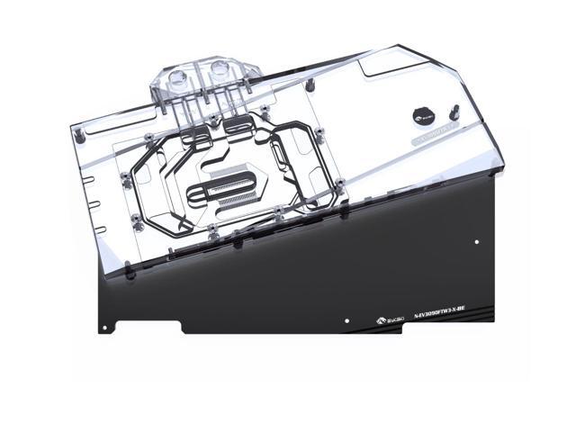 Bykski Full Coverage GPU Water Block and Backplate for EVGA RTX 3090/3080 FTW3 Ultra Gaming (N-EV3090FTW3-X)