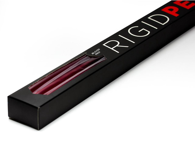 PrimoChill 1/2in. Rigid PETG Tube - 6 x 30in. - Blood Red
