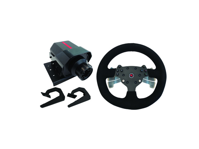 GTR Simulator RS30 Ultra Force Feedback Driving Racing Wheel Suede Leather Cover Instant Gear Shifters with V3 Responsive Adjustable Metal Base...