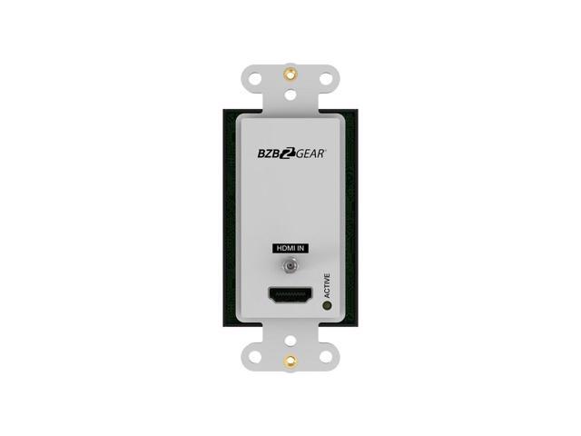 BZBGEAR 4K UHD 18Gbps HDMI Wall Plate Transmitter/Receiver Kit up to 230ft