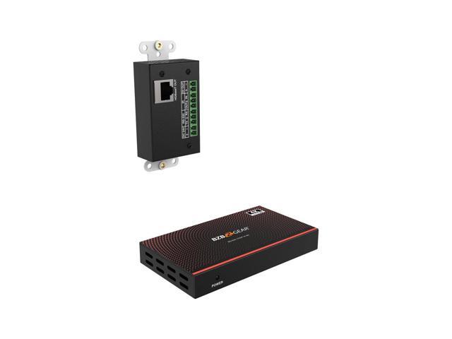BZBGEAR 4K UHD 18Gbps HDMI Wall Plate Transmitter/Receiver Kit up to 230ft