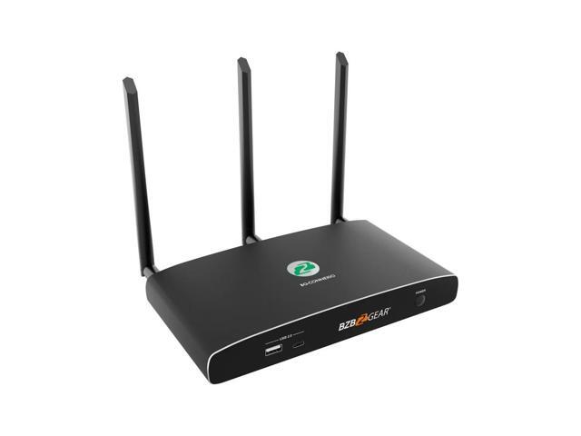 BZBGEAR 4K UHD Wireless BYOD Conference Room Presentation Collaboration Solution with Airplay/Miracast/Chromecast Support