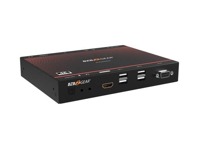 BZBGEAR 4K UHD HDMI 2.0 Over IP Multicast Receiver with Video Wall/KVM/USB/POE Support