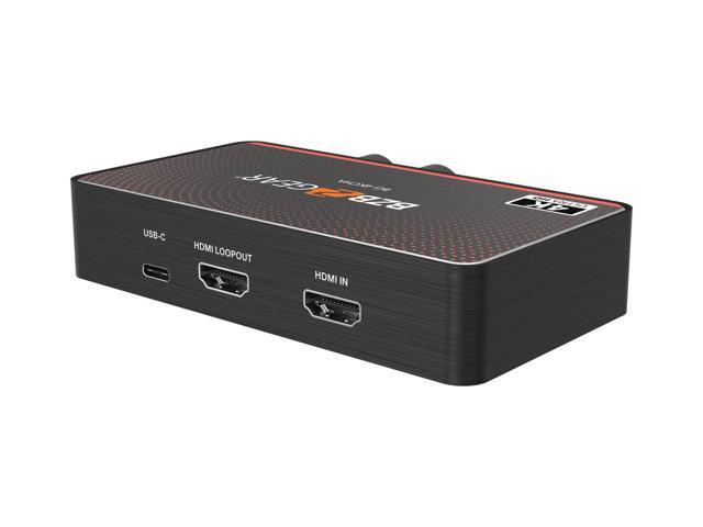 BZBGEAR USB-C 4K60 Video Capture Card Box with Scaler/HDMI 2.0 Loop Out/Audio/HDR10 to SDR Conversion Support