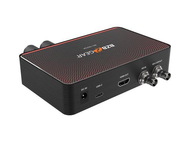BZBGEAR USB-C 12G-SDI Video Capture Card Box with Scaler/HDMI 2.0/12G-SDI Loop Out and Audio