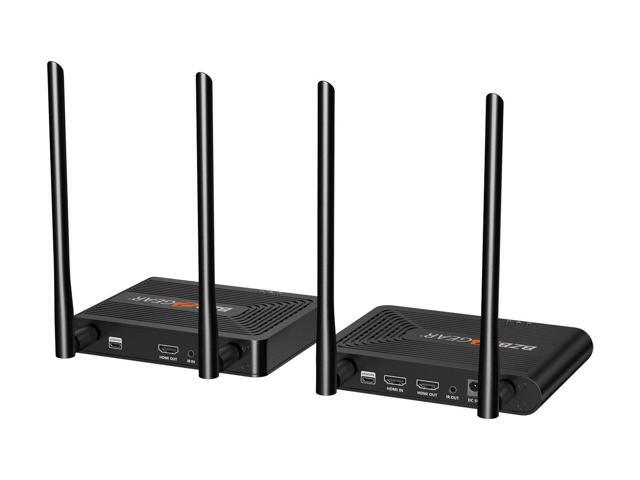 BZBGEAR 4K 60Hz UHD HDMI 2.0 Wireless Extender Kit with IR up to 164ft