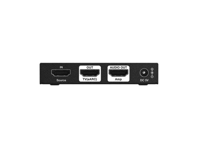 BZBGEAR 8K60 HDMI 2.1 eARC Audio to Amplifier Converter/Adapter