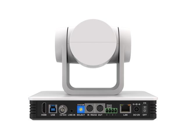 BZBGEAR Universal 1080P FHD PTZ 30X HDMI/SDI/USB 3.0/RS-232/485 Live Streaming Camera (White)