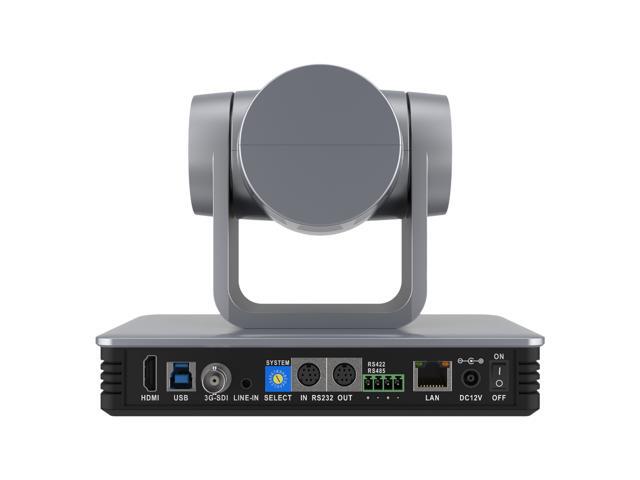 BZBGEAR Universal 1080P FHD PTZ 12X HDMI/SDI/USB 3.0/RS-232/485 Live Streaming Camera (Silver)