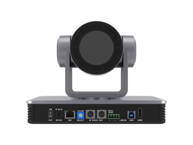 BZBGEAR 12X PTZ 4K NDI HDMI/USB 3.0 Live Streaming Camera Series with Sony CMOS (Silver)