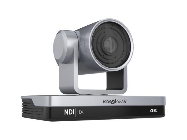 BZBGEAR 12X PTZ 4K NDI HDMI/USB 3.0 Live Streaming Camera Series with Sony CMOS (Silver)