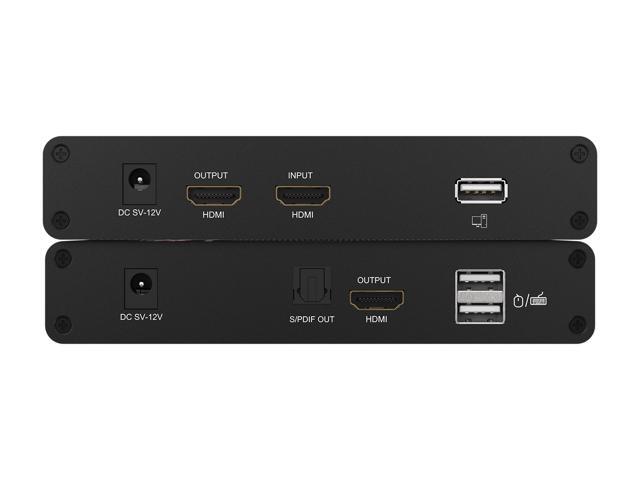 BZBGEAR 4K UHD HDMI Extender Over Cat5e/6 with Bi-directional IR and Zero Latency up to 230ft
