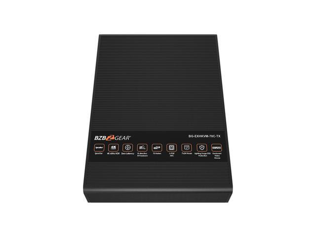 BZBGEAR 4K UHD HDMI Extender Over Cat5e/6 with Bi-directional IR and Zero Latency up to 230ft