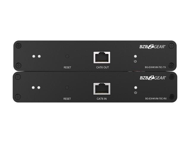 BZBGEAR 4K UHD HDMI Extender Over Cat5e/6 with Bi-directional IR and Zero Latency up to 230ft