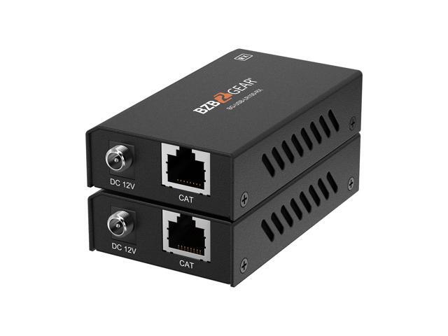BZBGEAR 2-Port USB 2.0 Extender Over Cat5e/6/7 Cable up to 330ft