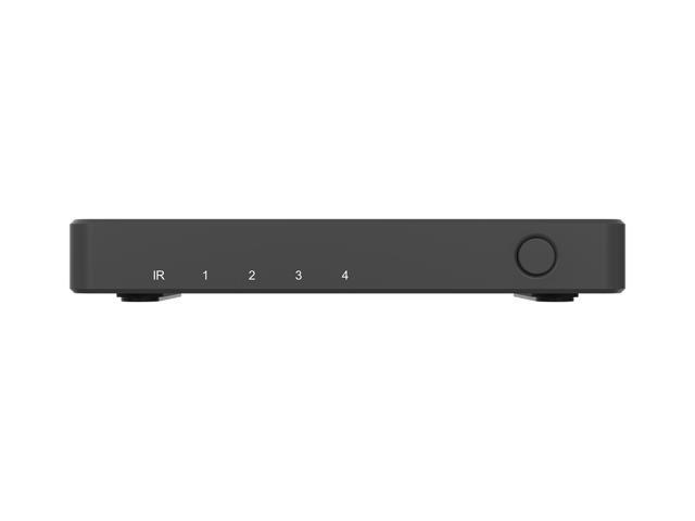 BZBGEAR 4x1 4K UHD Ultra Slim HDMI Switcher with IR Remote Control