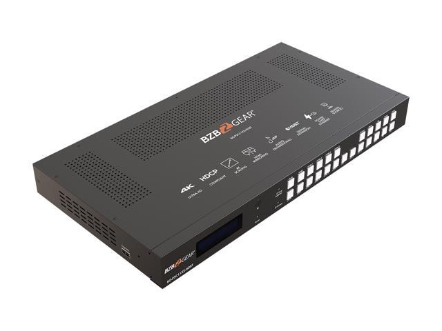 BZBGEAR 11x2 4K UHD Presentation Scaler Switcher with VGA/HDMI/YPbPr/CV/HDBaseT Input and Output