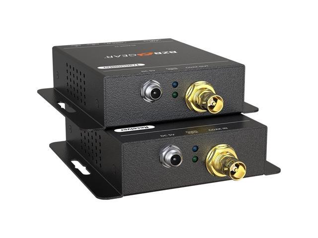 BZBGEAR 4K UHD HDMI Extender Over Single Coax Cable with Bi-directional IR