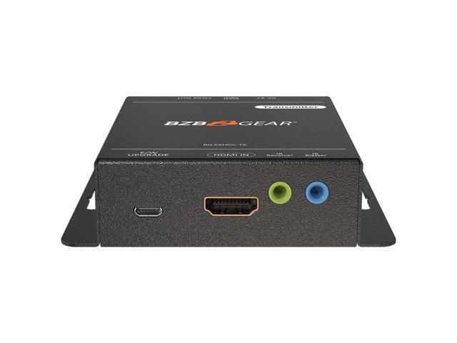 BZBGEAR 4K UHD HDMI Extender Over Single Coax Cable with Bi-directional IR