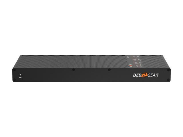 BZBGEAR 1x4 4K UHD HDMI Splitter/Distribution Amplifier Kit with 4 Receivers and IR/RS-232/Audio De-embedding up to 230ft over Category Cable