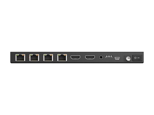 BZBGEAR 1x4 1080P/4K30 HDMI Splitter/Distribution Amplifier Kit with 4 Receivers up to 230ft over Category Cable