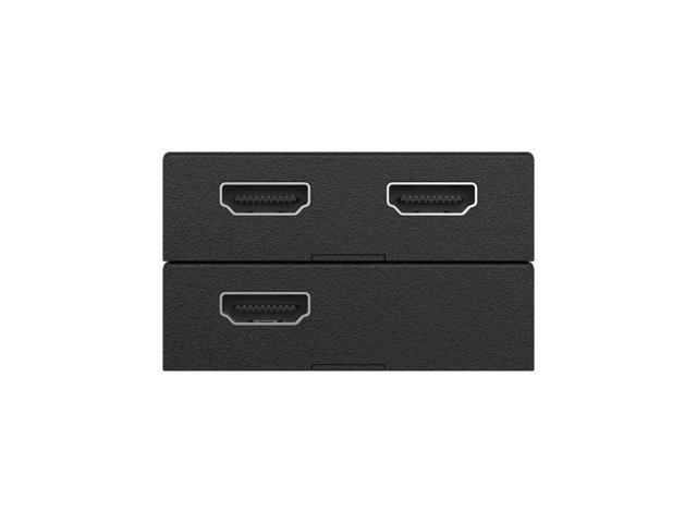 BZBGEAR 4K UHD HDMI Extender Over Cat5e/6/7 with Bi-directional IR/PoC up to 165ft