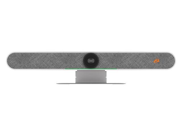 BZBGEAR Intelligent 4K UHD All-In-One Auto Tracking Video Bar with HDMI/USB-C and 20W Speakers/6-MEMS Microphones (White)