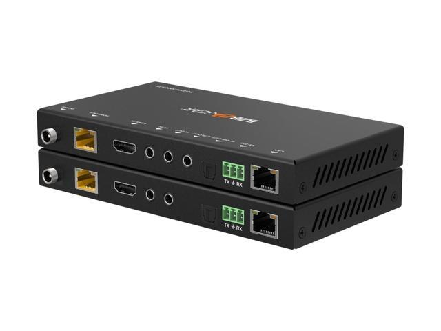 BZBGEAR 4K UHD HDMI HDBaseT Extender with IR/ARC/PoC/RS-232/Ethernet and Audio Embedding/De-embedding up to 330ft