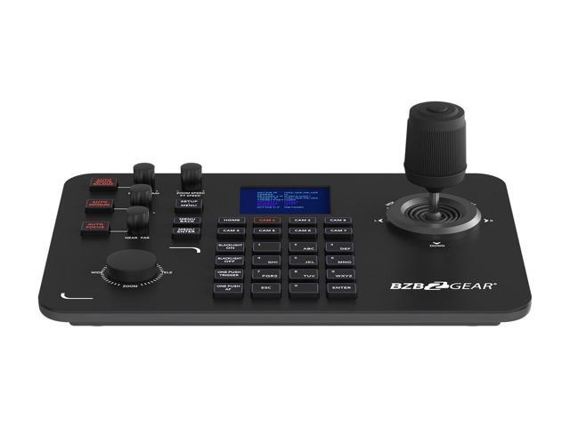 BZBGEAR Universal Advanced Serial and IP PTZ Joystick Controller with POE (IP/RS-232/422/485)