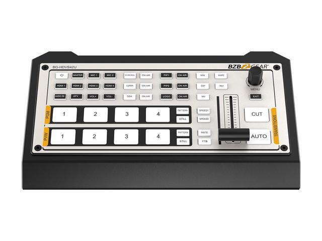 BZBGEAR 4-Channel HDMI Live Streaming Video/Audio Mixer and Switcher - image 2