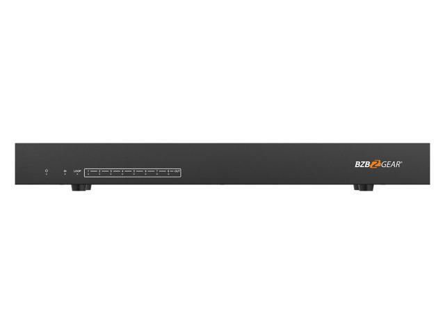 BZBGEAR 1x8 4K UHD HDMI HDBaset Splitter/Distribution Amplifier Kit with 8 Receivers and IR/RS-232/Audio De-embedding up to 390ft Over Category Cable - image 4