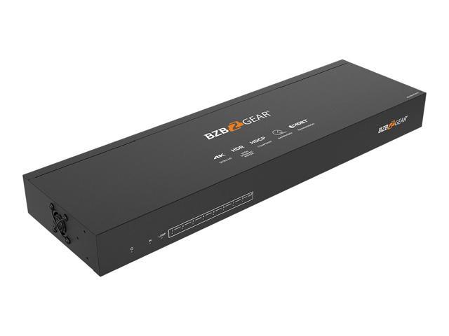 BZBGEAR 1x8 4K UHD HDMI HDBaset Splitter/Distribution Amplifier Kit with 8 Receivers and IR/RS-232/Audio De-embedding up to 390ft Over Category Cable - image 6