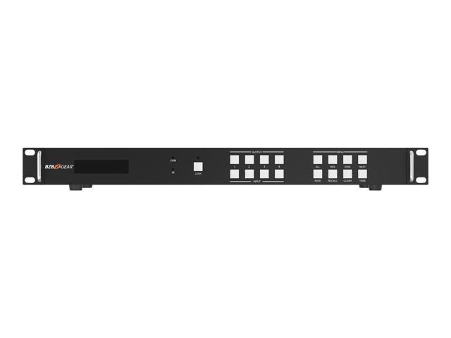 BZBGEAR 4x4 4K UHD HDMI Video Wall Processor/Seamless Matrix Switcher with Scaler/IR/Audio/RS-232 - image 5