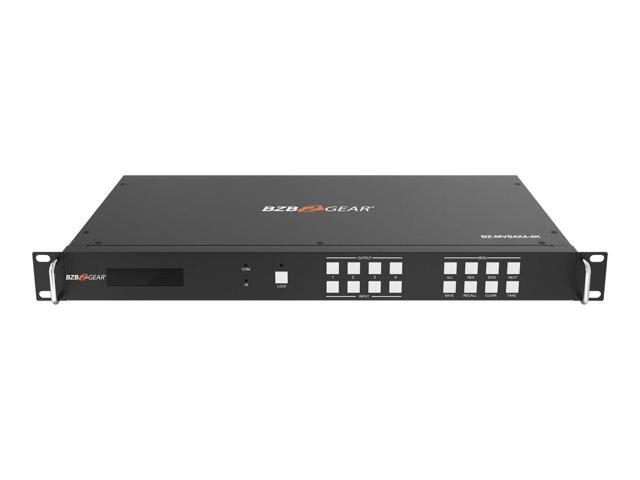 BZBGEAR 4x4 4K UHD HDMI Video Wall Processor/Seamless Matrix Switcher with Scaler/IR/Audio/RS-232 - image 4