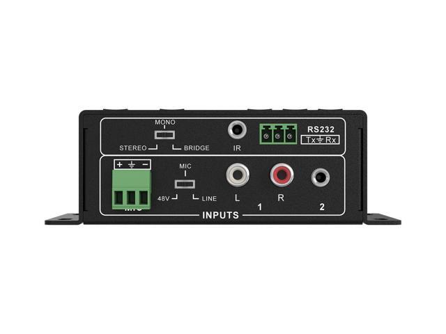 BZBGEAR 2-Channel 40W 4/8 Ohms Stereo/Mono Audio Amplifier