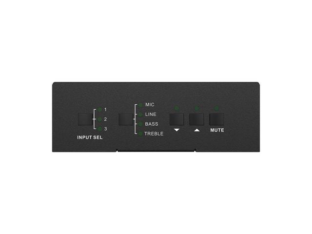 BZBGEAR 2-Channel 40W 70/100V Stereo/Mono Audio Amplifier