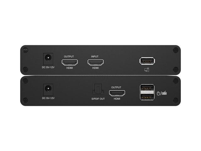 BZBGEAR 4K UHD HDMI/KVM Extender Over Cat5e/6 with Zero Latency and HDR/ARC Support up to 230ft - image 4