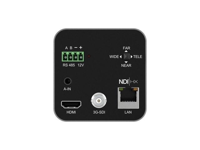 BZBGEAR 1080P FHD 30X Zoom HDMI/SDI/IP/NDI HX Streaming Box Camera with Audio Input