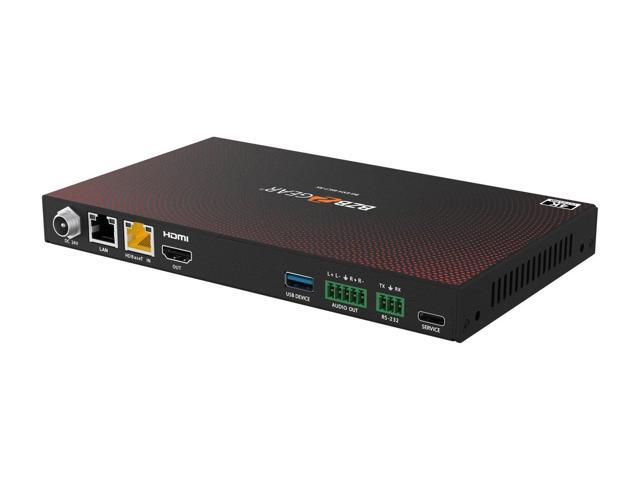 BZBGEAR 4K UHD HDMI/USB-C KVM HDBaseT 3.0 Extender/Switcher with USB 3.0/Ethernet/IR/RS-232/POE
