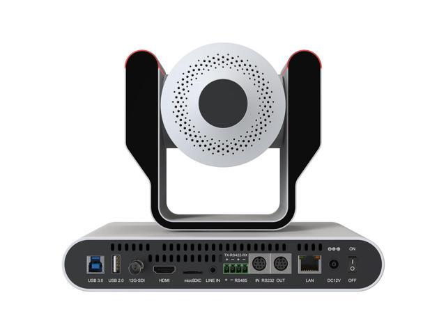 BZBGEAR 12X 4K UHD AUTO TRACKING HDMI 2.0/12G-SDI/USB 2.0/USB 3.0 Live Streaming PTZ Camera with Tally Lights (White)