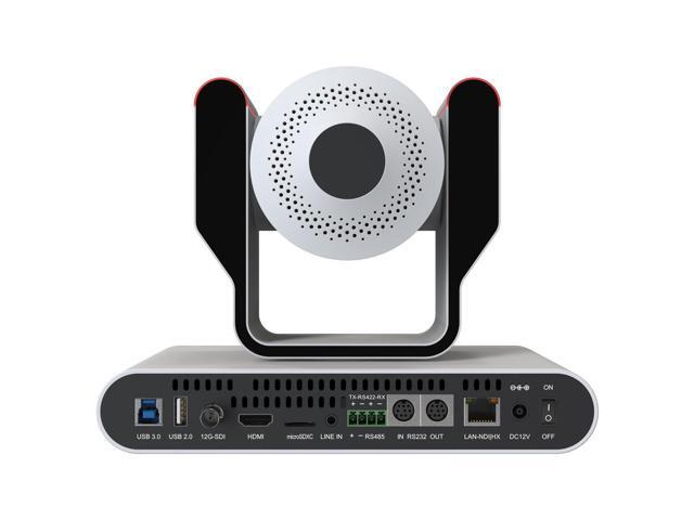BZBGEAR 25X 4K UHD AUTO TRACKING HDMI 2.0/12G-SDI/USB 2.0/USB 3.0/NDI HX Live Streaming PTZ Camera with Tally Lights (White)