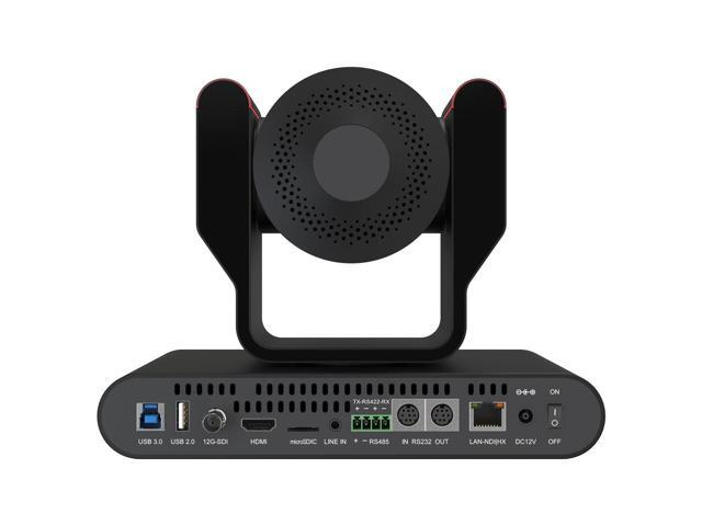 BZBGEAR 25X 4K UHD AUTO TRACKING HDMI 2.0/12G-SDI/USB 2.0/USB 3.0/NDI HX Live Streaming PTZ Camera with Tally Lights (Black)